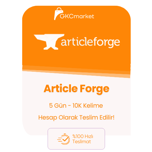 article forge hesap satın al